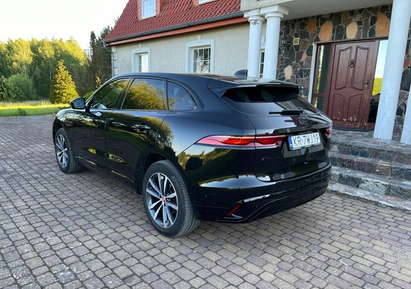 Jaguar F-Pace cena 235000 przebieg: 59000, rok produkcji 2021 z Bytów małe 154